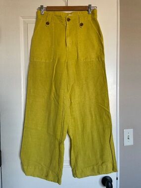Cynthia Rowley Linen Wide Leg Pants
